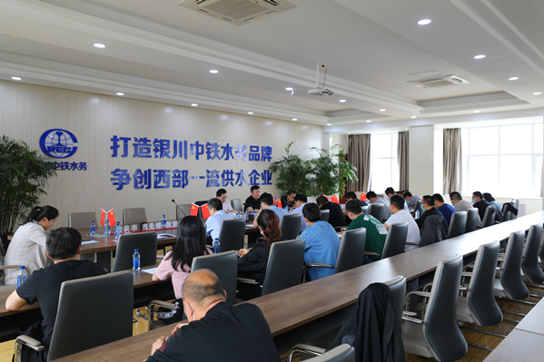 中鐵水務(wù)集團黨委副書記、紀委書記劉占偉調(diào)研銀川西線供水項目召開廉潔提醒座談會